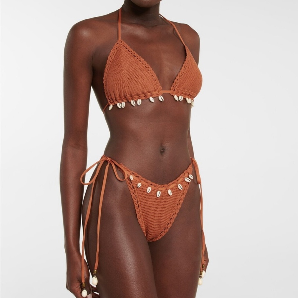 Zimmermann Andie crochet triangle bikini